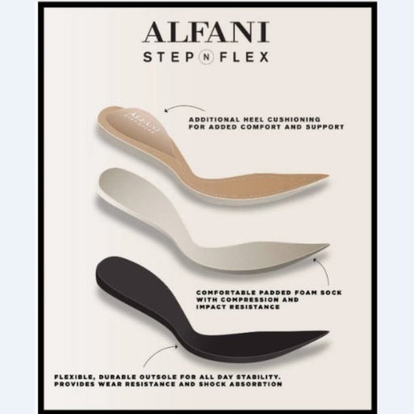 Alfani Step 'N Flex Jeules Scarlet Geo Knit Pump Size 8 - Picture 7 of 8